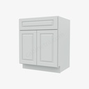 GW-SB27B Sink Base Cabinet | Forevermark Gramercy White