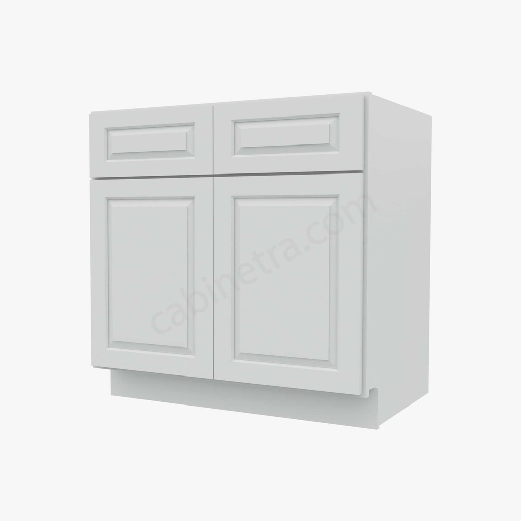 GW-SB33B Sink Base Cabinet | Forevermark Gramercy White