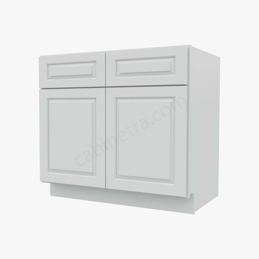 GW-SB36B Sink Base Cabinet | Forevermark Gramercy White