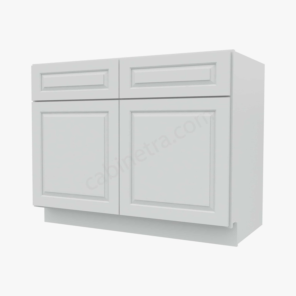 GW-SB42 Sink Base Cabinet | Forevermark Gramercy White