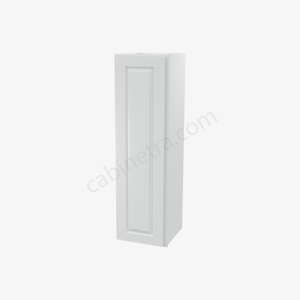 GW-W1242 Single Door Wall Cabinet | Forevermark Gramercy White