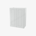 GW-W2430B Double Door Wall Cabinet | Forevermark Gramercy White