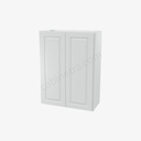 GW-W2736B Double Door Wall Cabinet | Forevermark Gramercy White