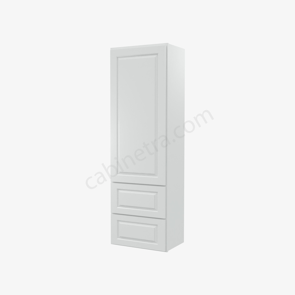 GW-W2D1860 Wall Cabinet With 2 Built-In Drawers | Forevermark Gramercy White