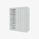 GW-WBLC30/33-3036 Wall Blind Corner Cabinet | Forevermark Gramercy White