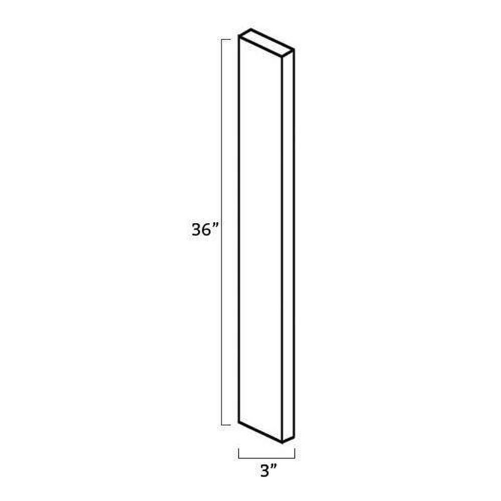 GW-WF336-3/4 Wall Filler | Forevermark Gramercy White