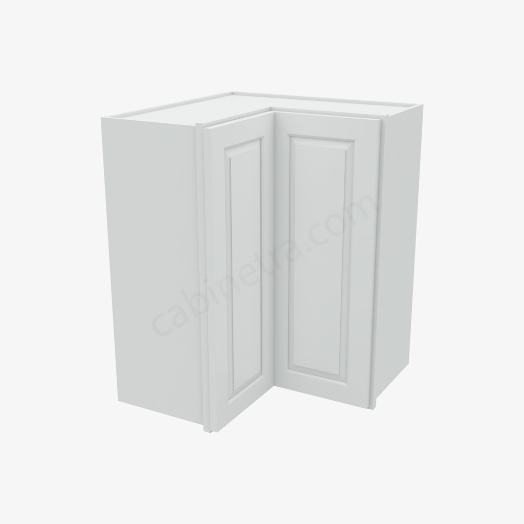 GW-WSQ2430 Easy Reach Wall Corner Cabinet | Forevermark Gramercy White
