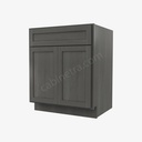 AG-B27B Double Door Base Cabinet | Forevermark Greystone Shaker