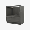 AG-B30MW (30""W) Microwave Base Cabinet | Forevermark Greystone Shaker