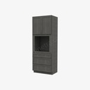 AG-OC3390B Tall Oven Cabinet | Forevermark Greystone Shaker
