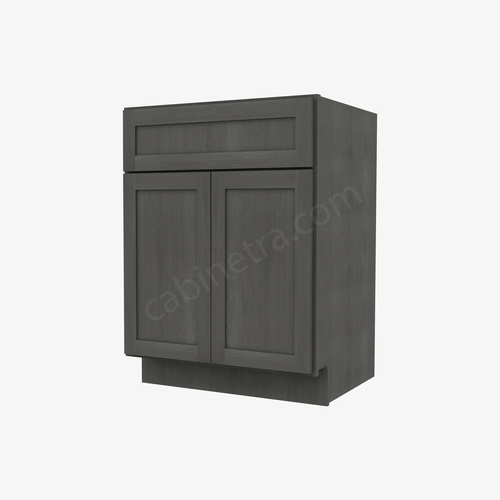 AG-S2421B-34-1/2"" Sink Base Vanity with Drawers | Forevermark Greystone Shaker