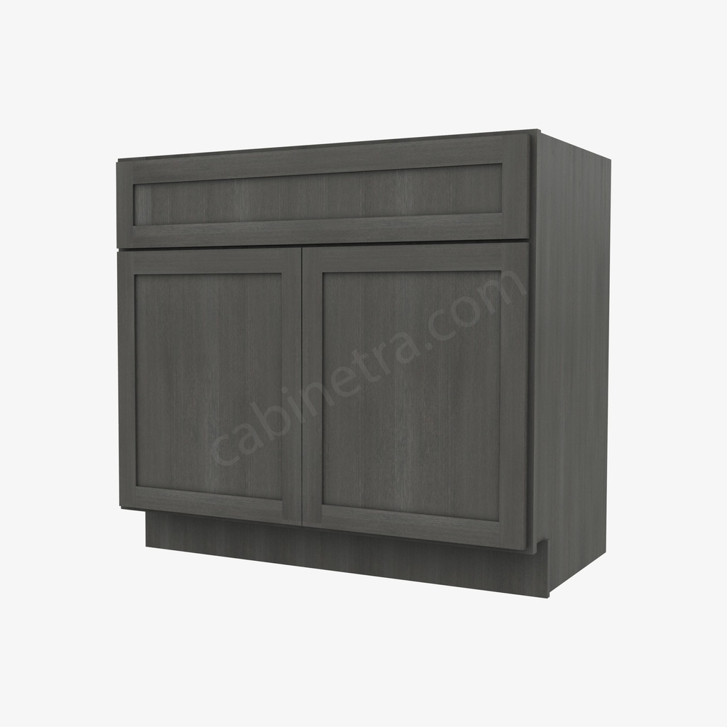 AG-S3621B-34-1/2"" Sink Base Vanity with Drawers | Forevermark Greystone Shaker