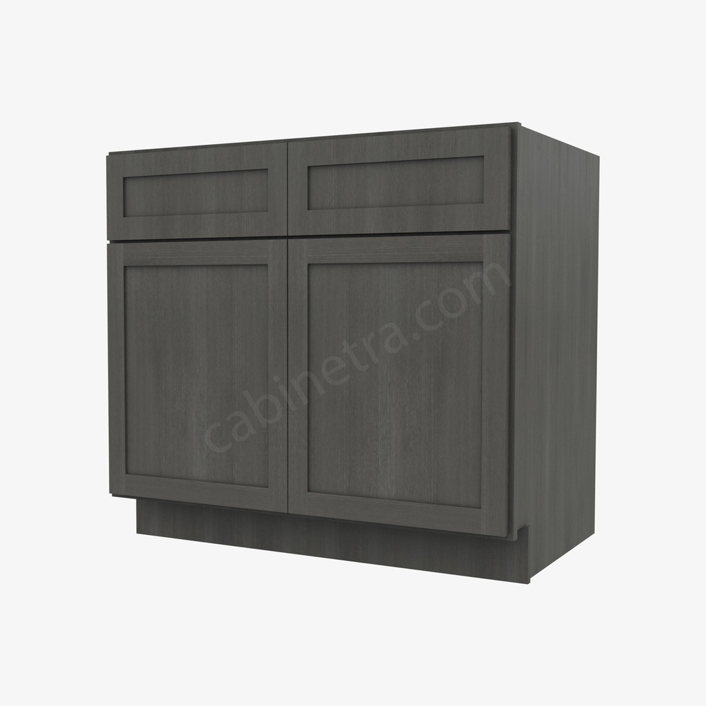 AG-SB36B Sink Base Cabinet | Forevermark Greystone Shaker