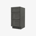 AG-SVB1521-34-1/2"" Bathroom Cabinet Vanity Drawer Pack | Forevermark Greystone Shaker