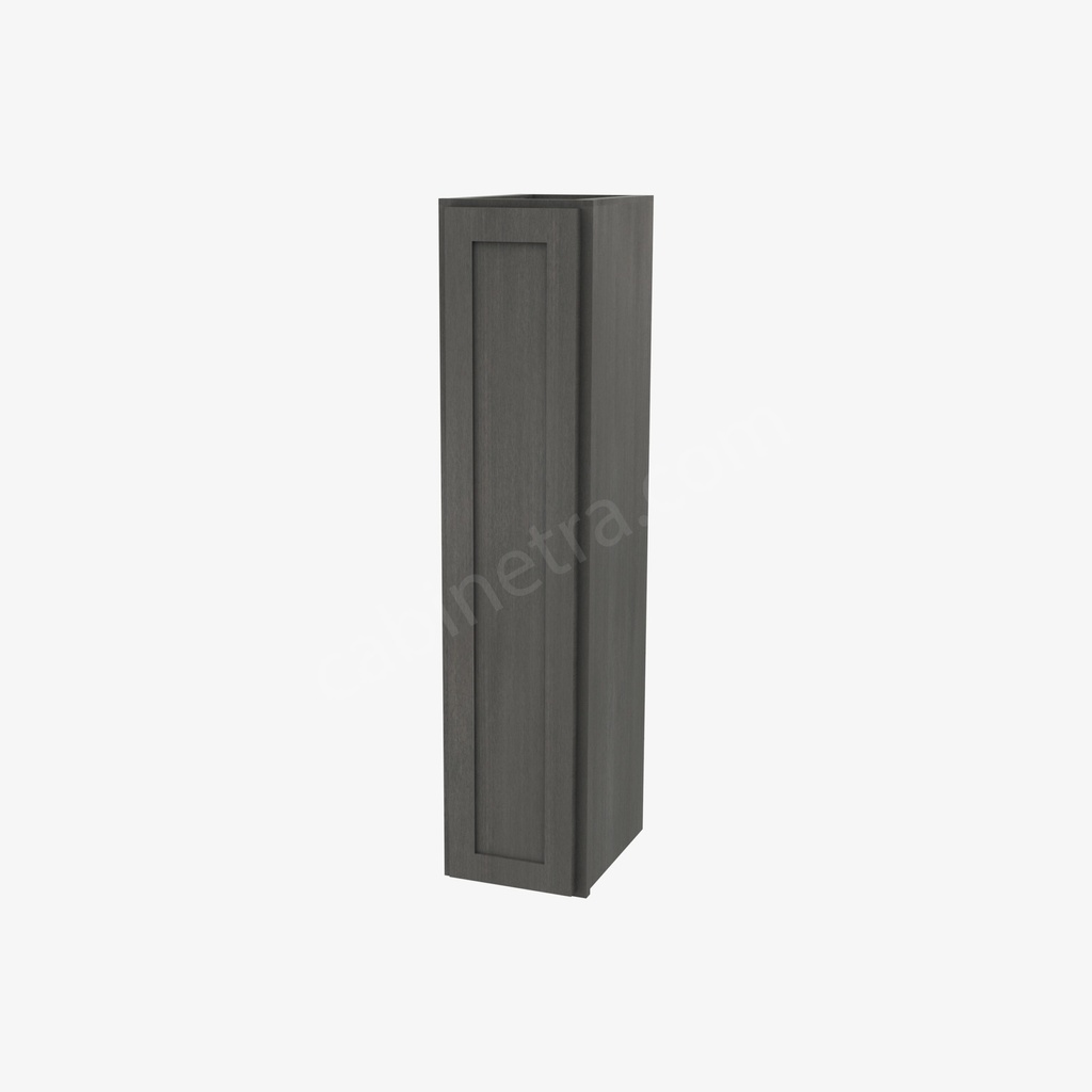 AG-W0942 Single Door Wall Cabinet | Forevermark Greystone Shaker