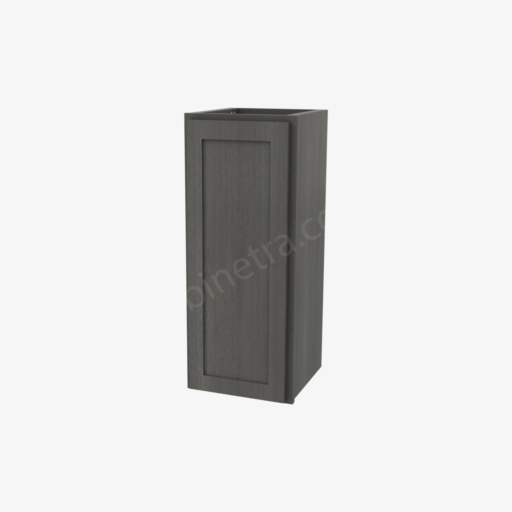 AG-W1230 Single Door Wall Cabinet | Forevermark Greystone Shaker