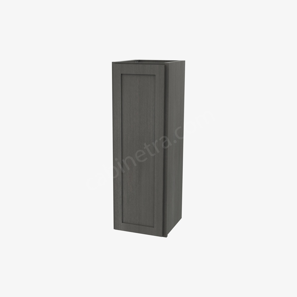 AG-W1236 Single Door Wall Cabinet | Forevermark Greystone Shaker