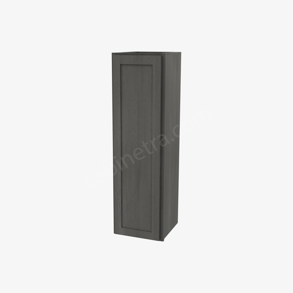 AG-W1242 Single Door Wall Cabinet | Forevermark Greystone Shaker