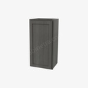 AG-W1530 Single Door Wall Cabinet | Forevermark Greystone Shaker