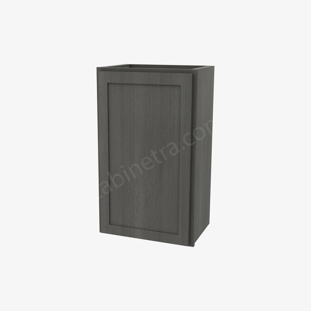 AG-W1830 Single Door Wall Cabinet | Forevermark Greystone Shaker