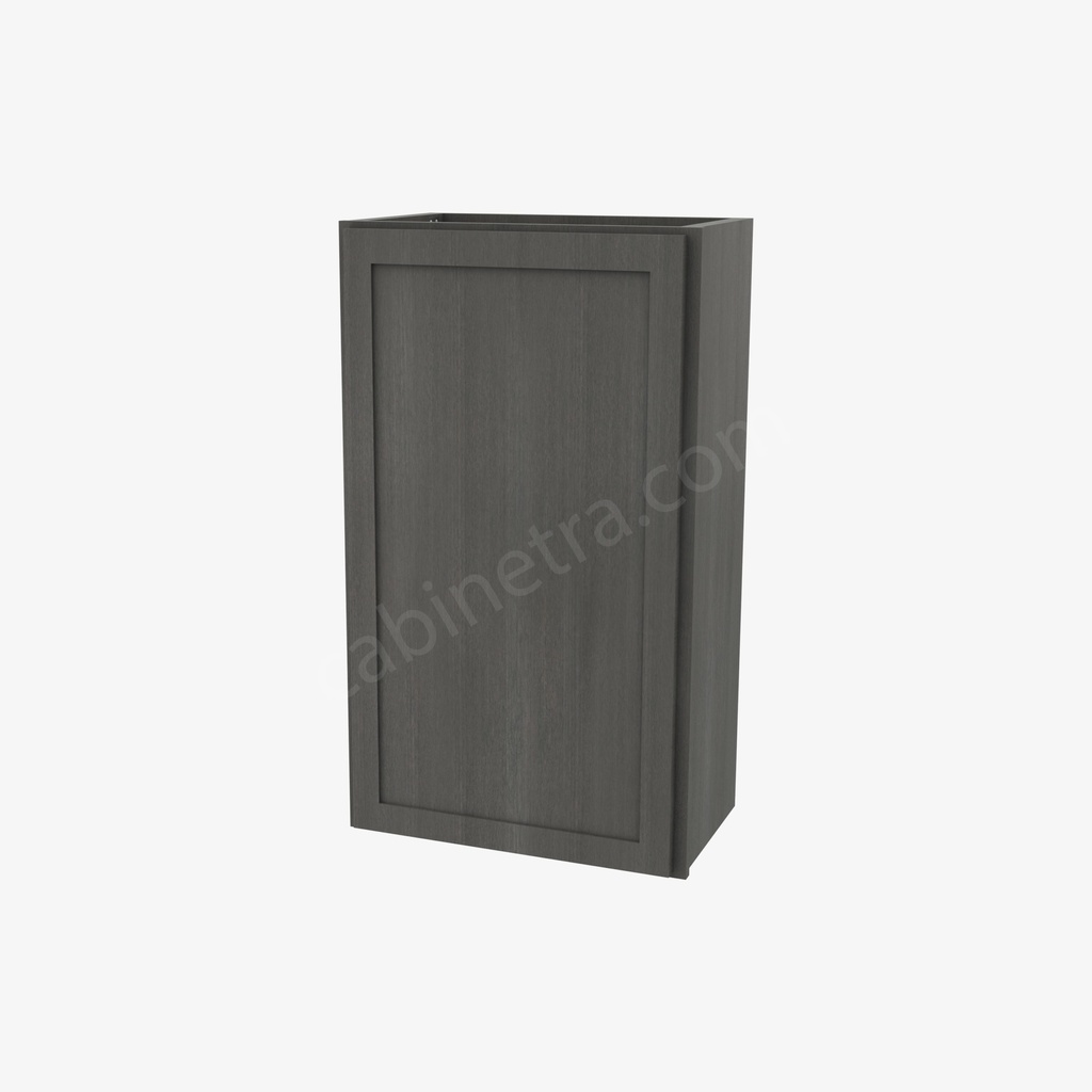 AG-W2136 Single Door Wall Cabinet | Forevermark Greystone Shaker