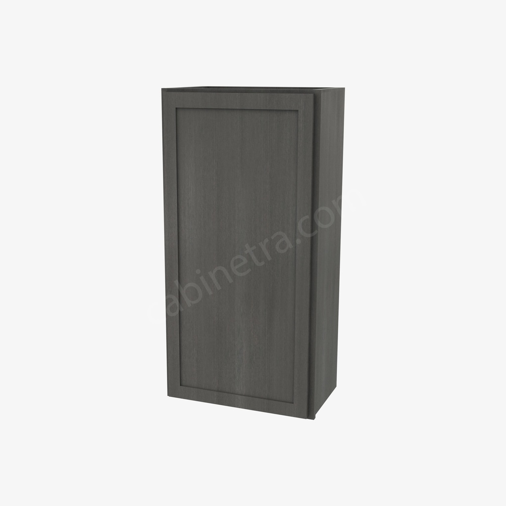 AG-W2142 Single Door Wall Cabinet | Forevermark Greystone Shaker
