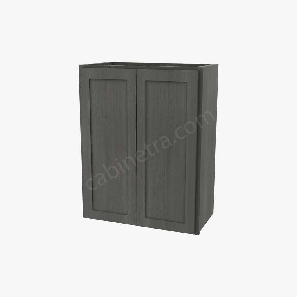 AG-W2430B Double Door Wall Cabinet | Forevermark Greystone Shaker