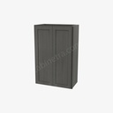 AG-W2436B Double Door Wall Cabinet | Forevermark Greystone Shaker