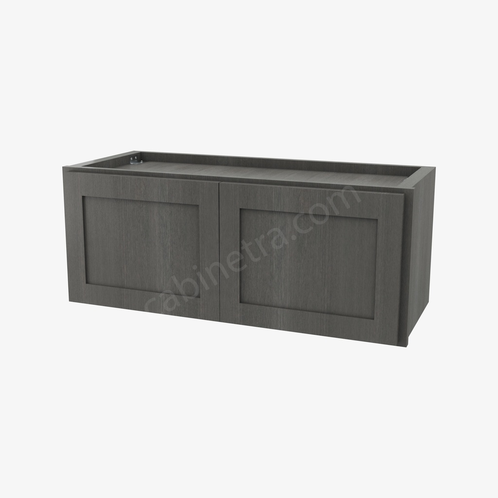 AG-W3012B Double Door Wall Cabinet | Forevermark Greystone Shaker