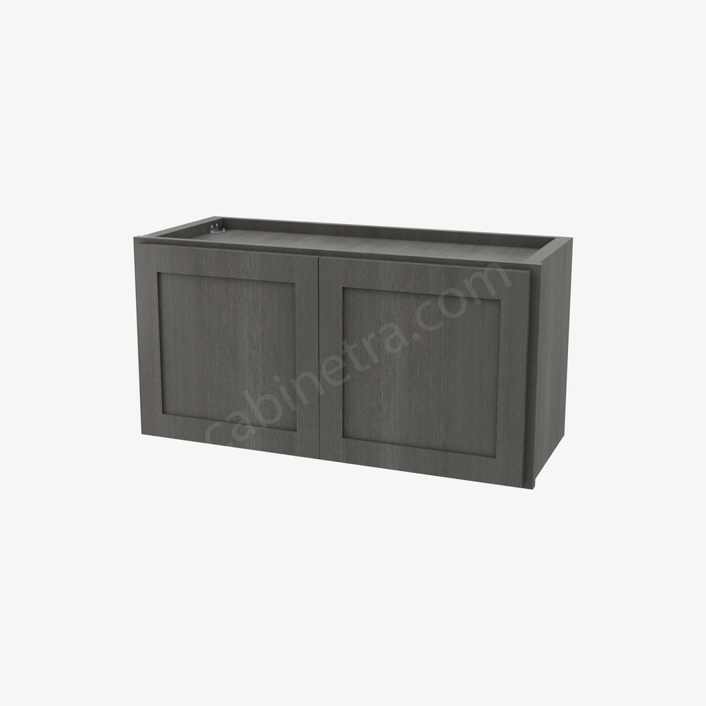 AG-W3015B Double Door Wall Cabinet | Forevermark Greystone Shaker