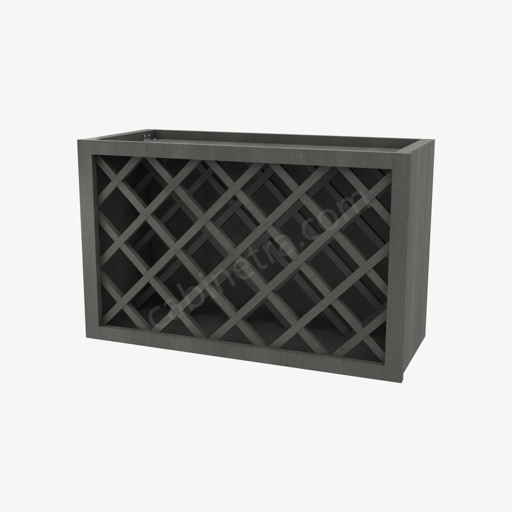AG-W3018WR Wine Rack Cabinet | Forevermark Greystone Shaker