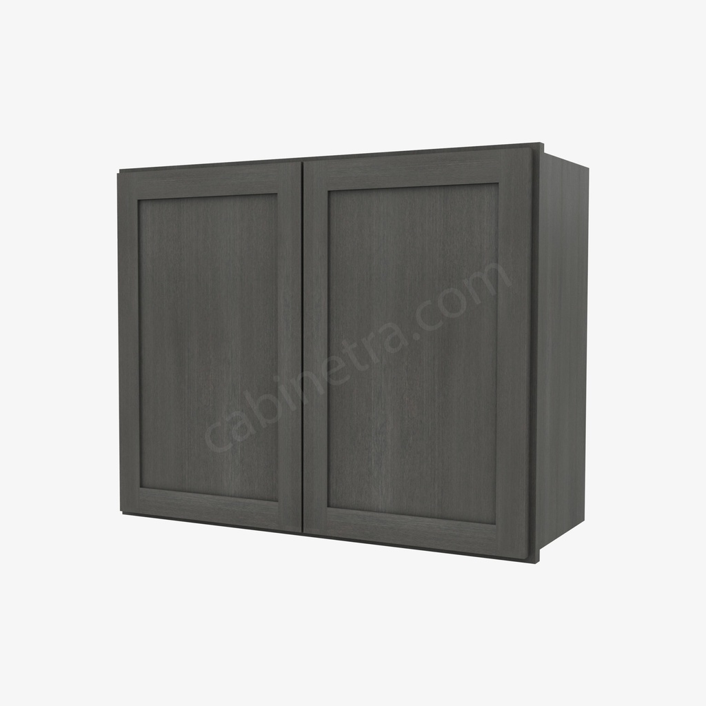 AG-W3024B Double Door Wall Cabinet | Forevermark Greystone Shaker