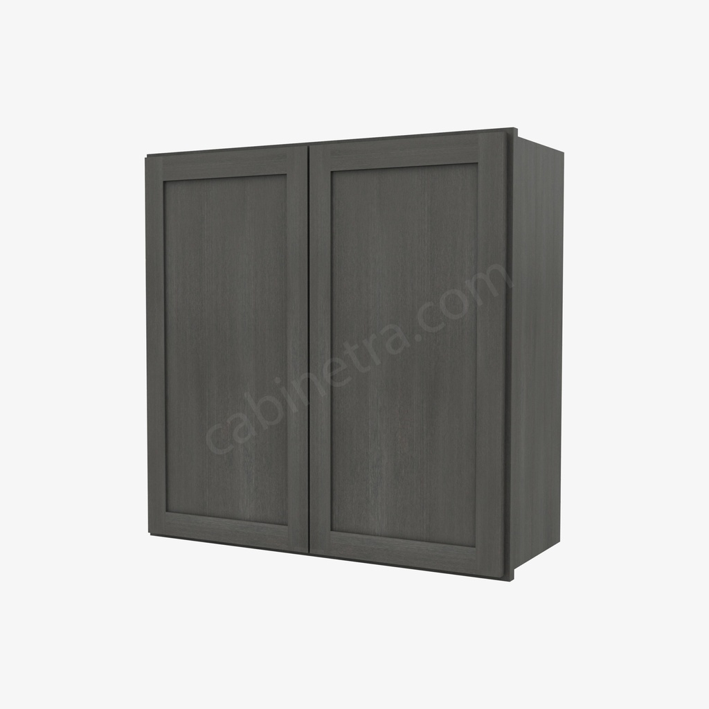 AG-W3030B Double Door Wall Cabinet | Forevermark Greystone Shaker