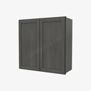 AG-W3030B Double Door Wall Cabinet | Forevermark Greystone Shaker