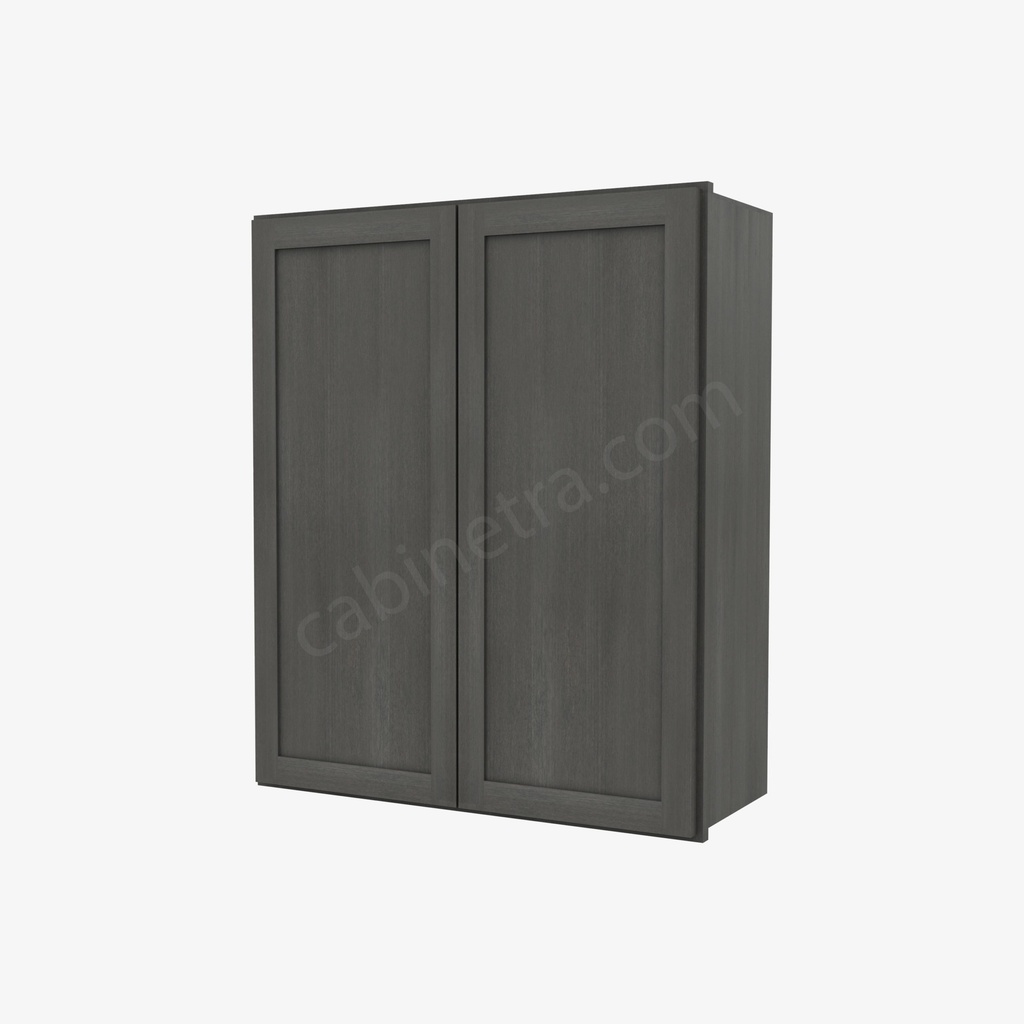 AG-W3036B Double Door Wall Cabinet | Forevermark Greystone Shaker