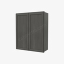 AG-W3036B Double Door Wall Cabinet | Forevermark Greystone Shaker