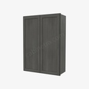 AG-W3042B Double Door Wall Cabinet | Forevermark Greystone Shaker