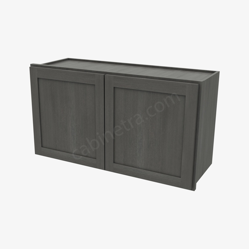 AG-W3318B Double Door Wall Cabinet | Forevermark Greystone Shaker