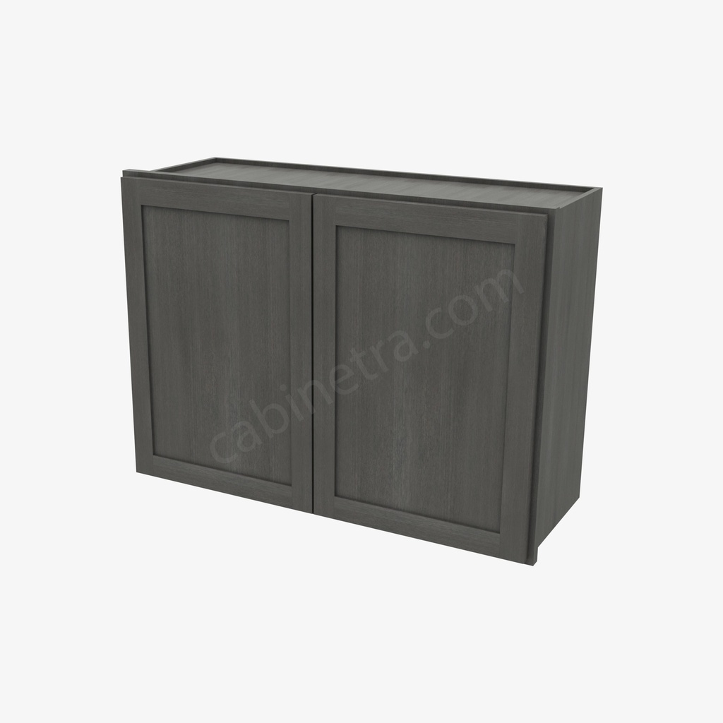 AG-W3324B Double Door Wall Cabinet | Forevermark Greystone Shaker
