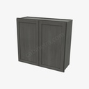 AG-W3330B Double Door Wall Cabinet | Forevermark Greystone Shaker