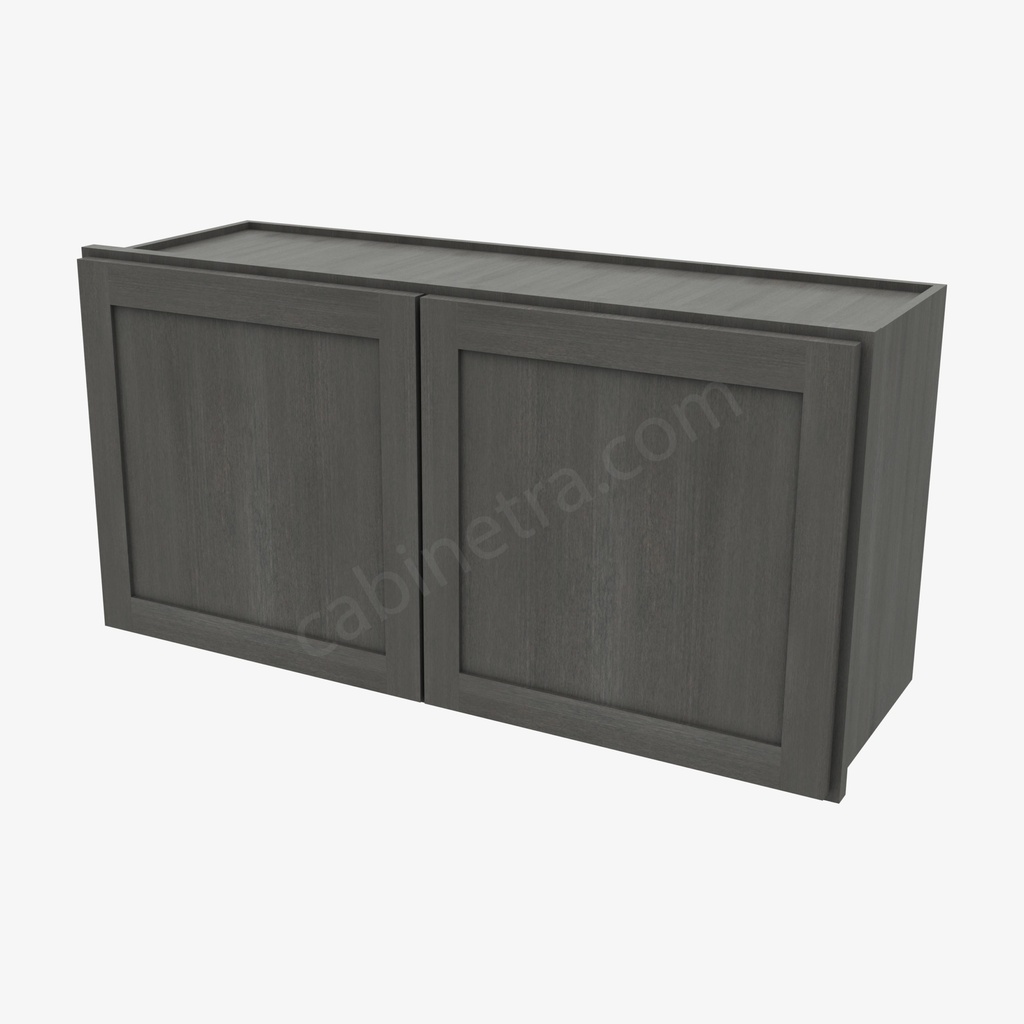 AG-W3618B Double Door Wall Cabinet | Forevermark Greystone Shaker