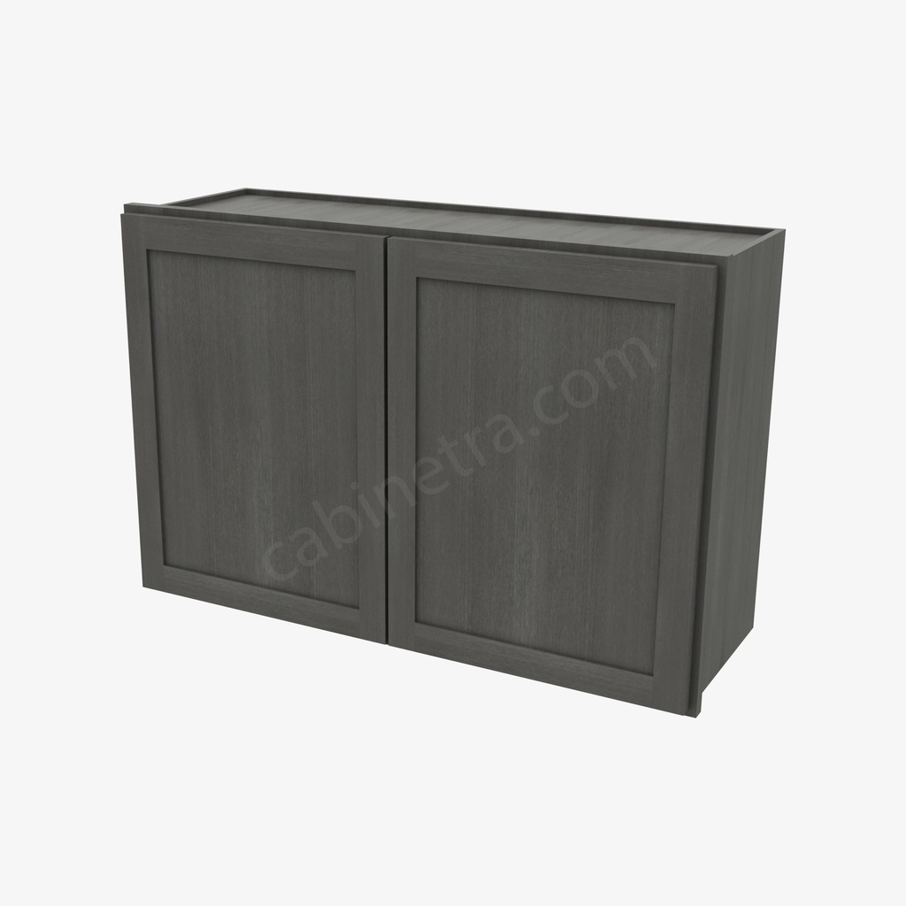 AG-W3624B Double Door Wall Cabinet | Forevermark Greystone Shaker