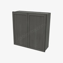 AG-W3636B Double Door Wall Cabinet | Forevermark Greystone Shaker