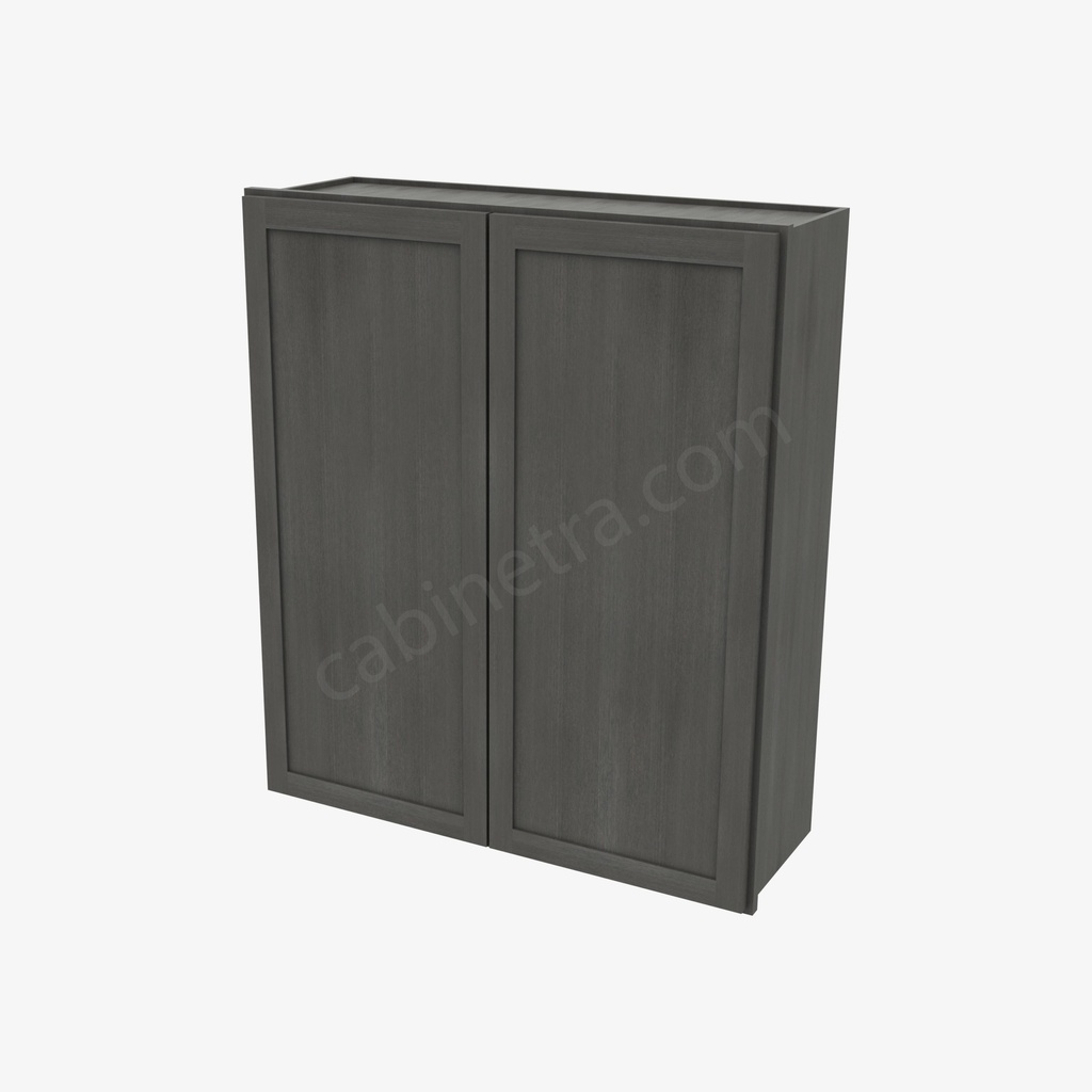 AG-W3642B Double Door Wall Cabinet | Forevermark Greystone Shaker