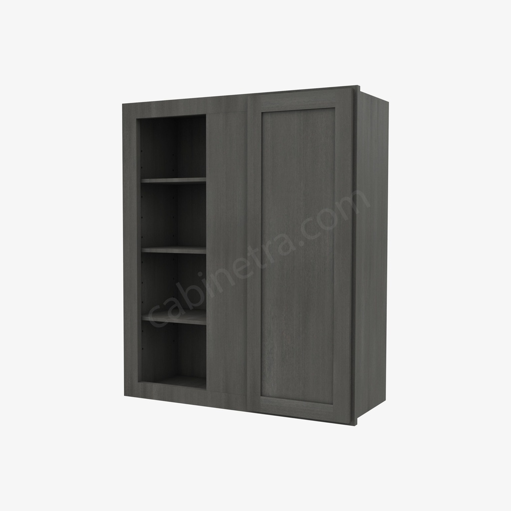 AG-WBLC30/33-3036 Wall Blind Corner Cabinet | Forevermark Greystone Shaker