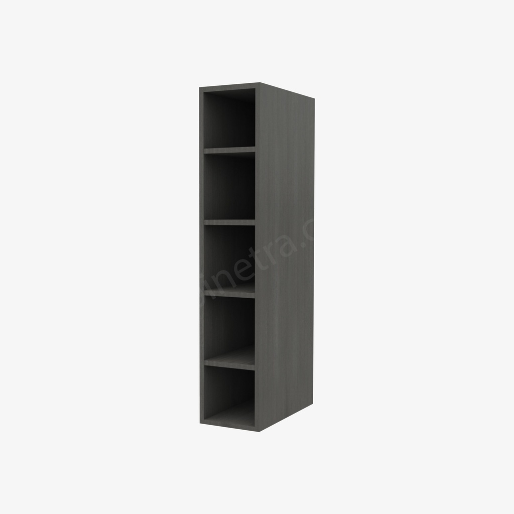 AG-WC630 Wall Cube Cabinet with 5 Cubes | Forevermark Greystone Shaker
