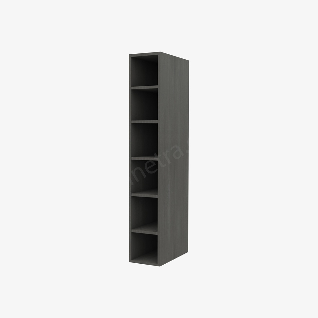 AG-WC636 Wall Cube Cabinet with 6 Cubes | Forevermark Greystone Shaker