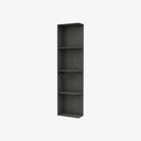 AG-WES542 Wall End Shelf with Open Shelves | Forevermark Greystone Shaker