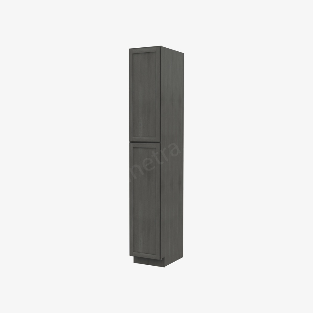 AG-WP1596 Tall Wall Pantry Cabinet | Forevermark Greystone Shaker