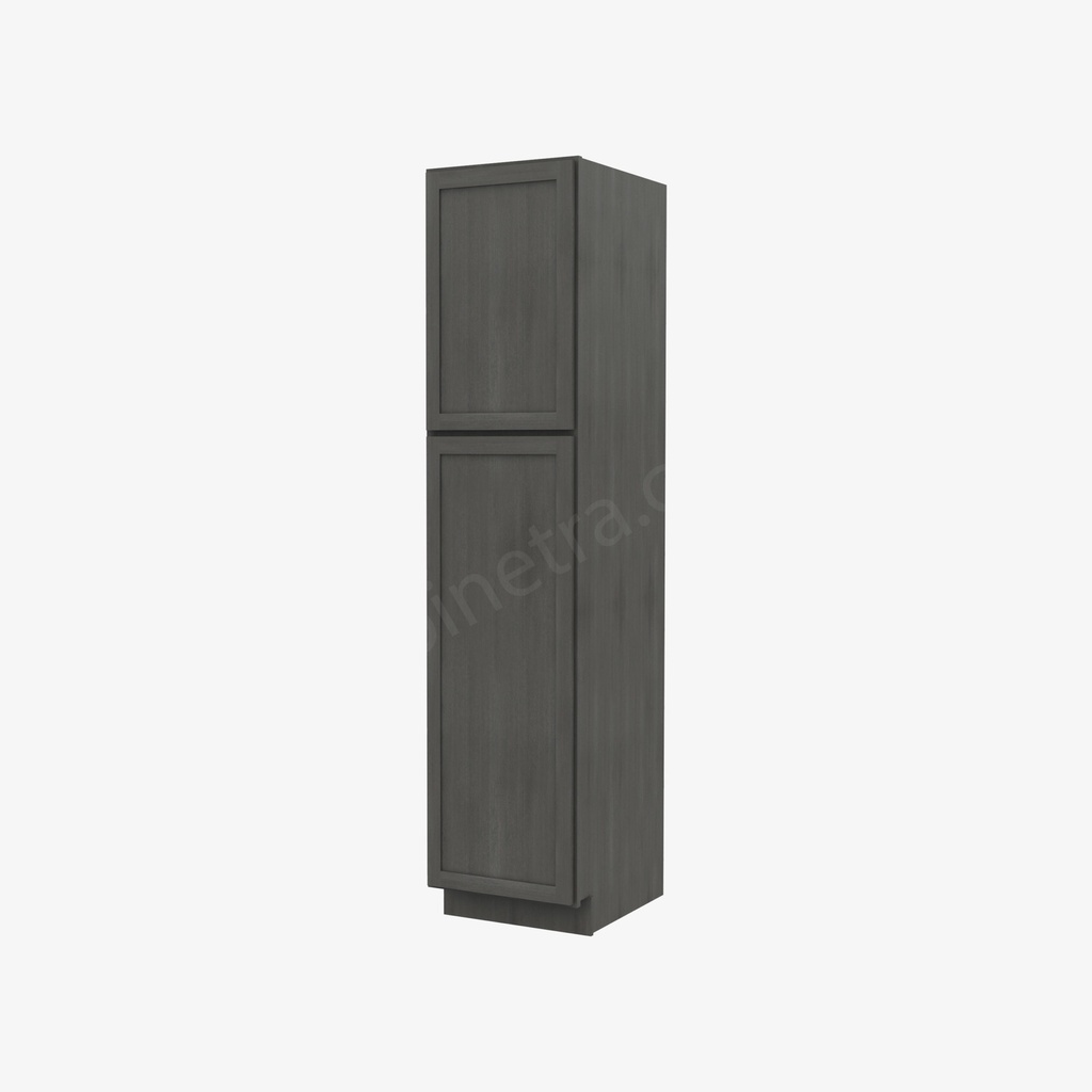 AG-WP1884 Tall Wall Pantry Cabinet | Forevermark Greystone Shaker